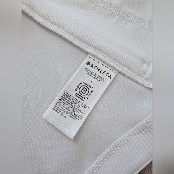 Athleta Salutation Ribbed Jacket in white - Picture 7 of 11